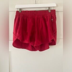 Lululemon Red Running Shorts - Size 8
